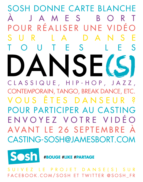 Casting Danse(s) Sosh James Bort