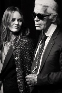 Karl Lagerfeld & Vanessa Paradis