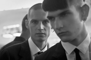 Backstage Lanvin, Men 2013, James Bort