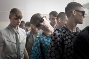 Backstage Lanvin, Men 2013, James Bort