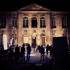 Tournage au musée Rodin