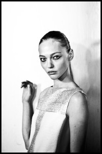 Sasha Pivovarova, james bort, portrait, Giambattista Valli