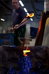 Baccarat, Atelier à chaud, cristallerie, joaillerie